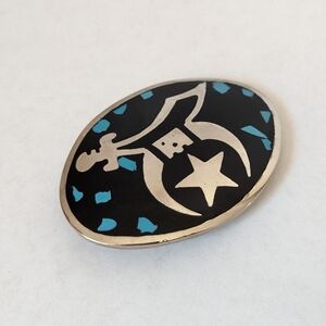 Vintage Shriners Masonic Belt Buckle